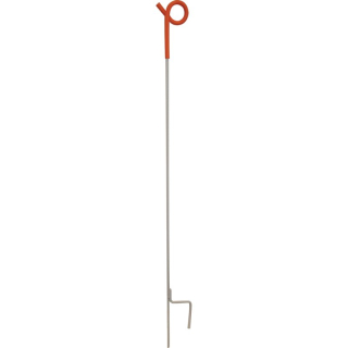 Stĺpik z pružinovej ocele, L 100 cm, oranžový - biely, 10 Kus Gallagher