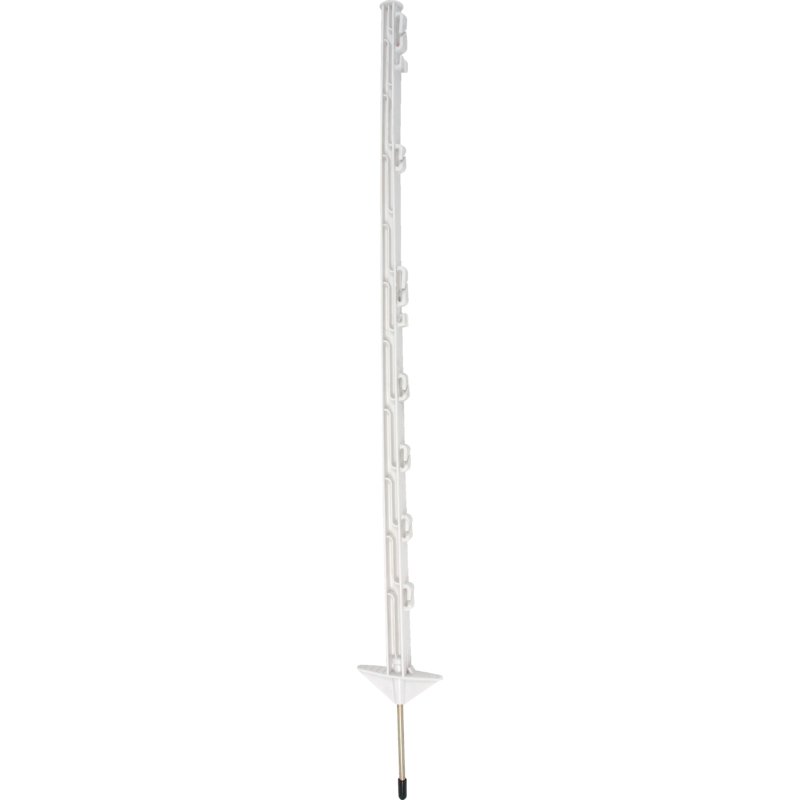Stĺpik plastový, L 105 cm, biely, 10 Kus Pulsara