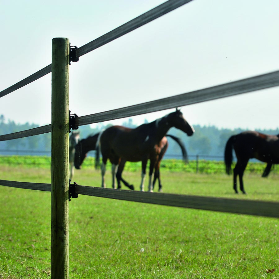 Páska vodivá, PowerLine, L 200 m, B 40 mm, zemitá-čierna Gallagher