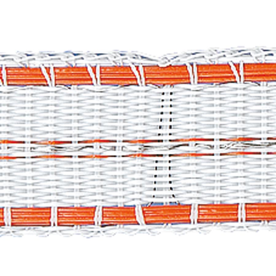 Páska vodivá, TurboLine, L 400 m, B 12,5 mm, biela-oranžová Gallagher