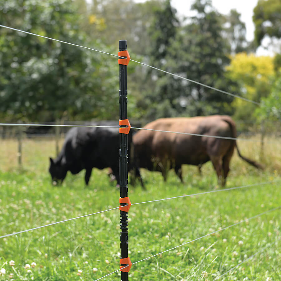 Stĺpik Line Post, sklolaminát, 4 ks, čierny, L 140 cm, 4 Kus Gallagher