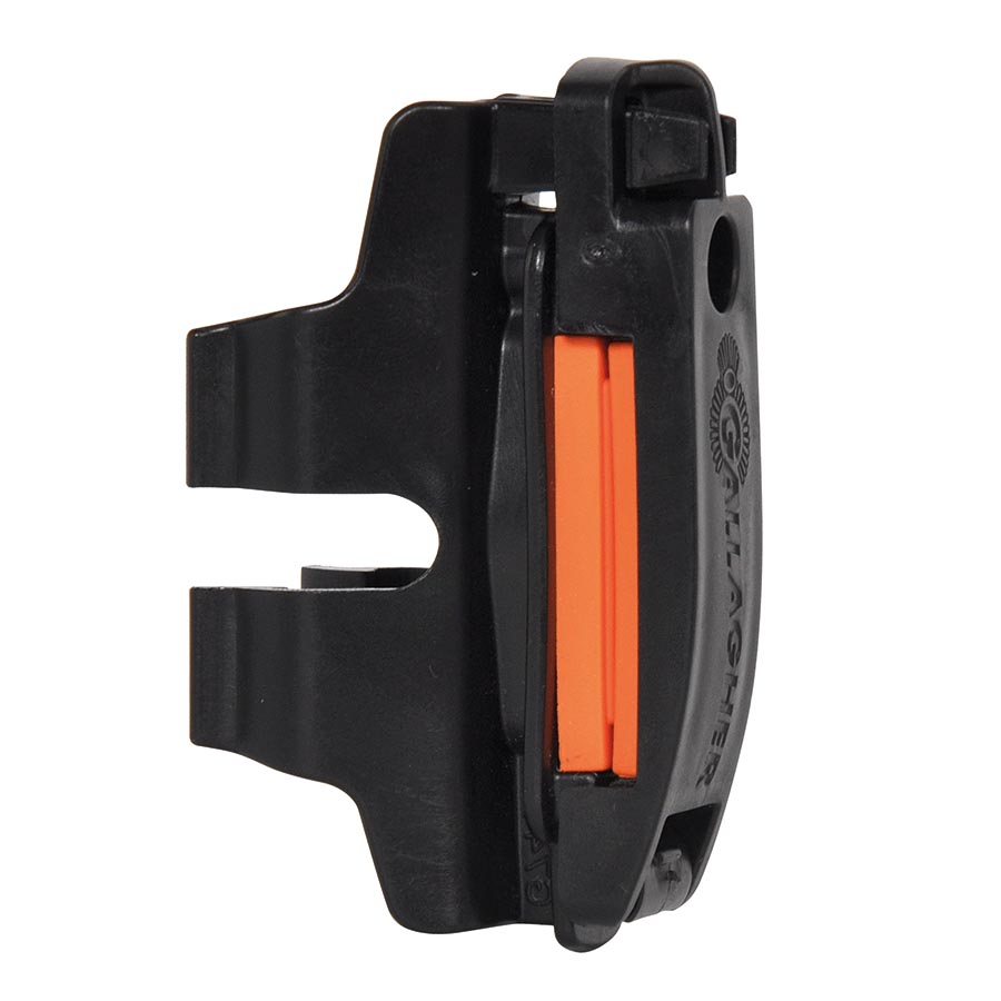  Izolátor Clip, pre pásku, pre Line post stĺpik, TurboLine, B 40 mm, čierny-oranžový, 12 Kus Gallagher