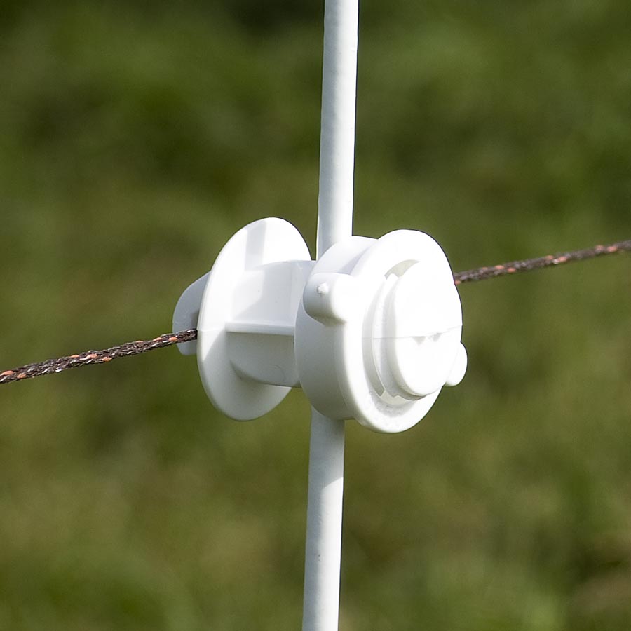 Izolátor pre AD 6–16 mm, biely, 10 Kus Gallagher 