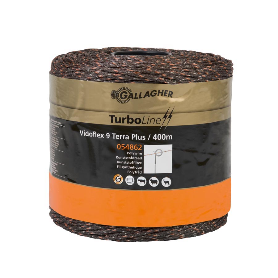 Lanko vodivé, PowerLine Vidoflex 6 Plus, L 400 m, zemité Gallagher